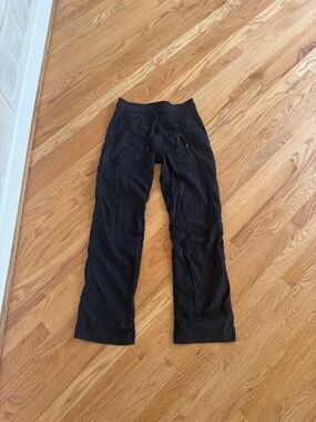 Lululemon dance studio MR lined pants regular size 6 black